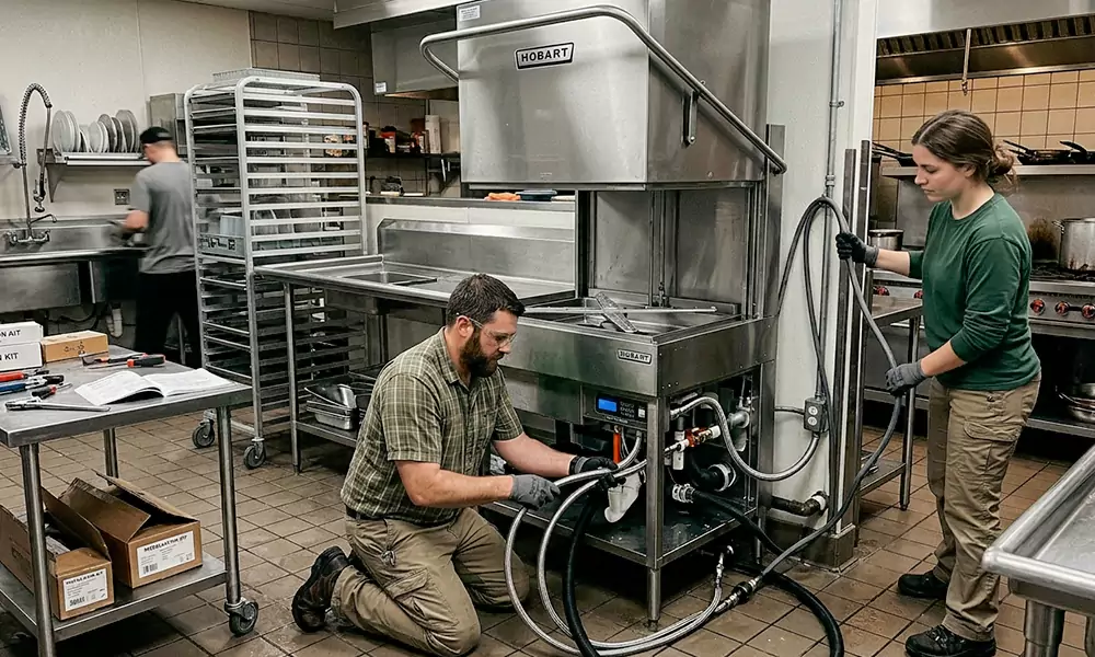 Commercial Dishwasher Installation in Revere, MA