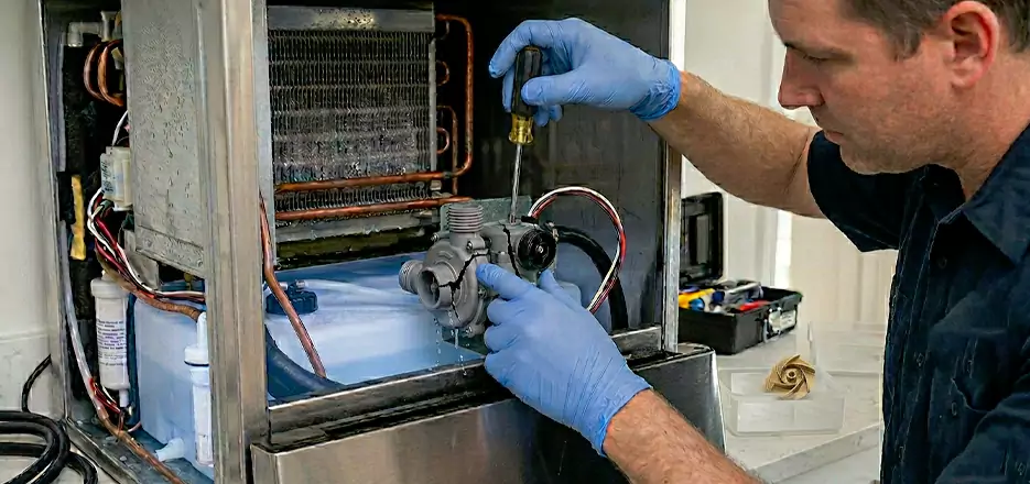 Commercial Ice Maker Water Pump Repair in Revere