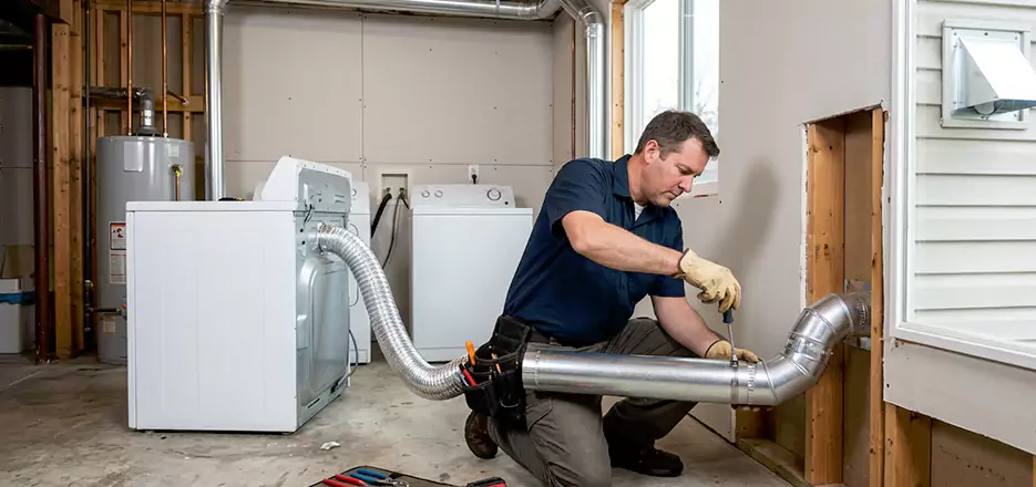 Recessed Dryer Vent Installation Revere